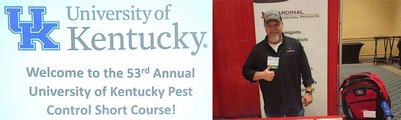 Cardinal Attends University of Kentucky Pest Control Short Course