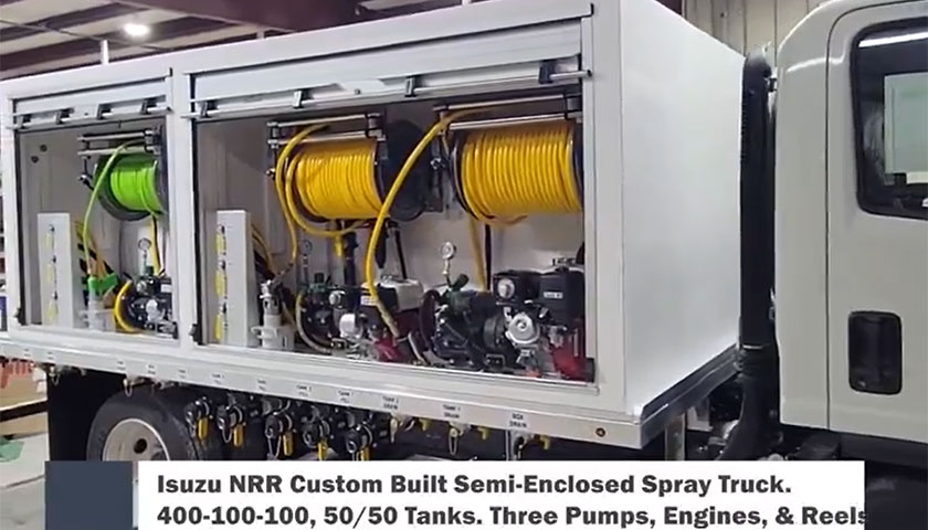 NRR Spray Truck Built for the Plant Health Care