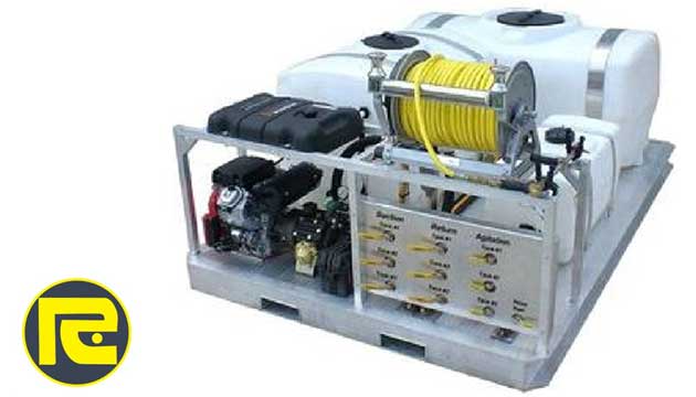 Multi-Tank 300-100-50 Combo Poly Skid Sprayer
